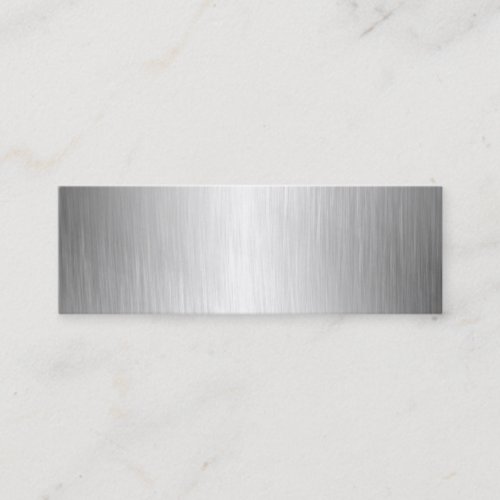 Brushed Metal Look Business Cards