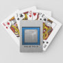 Brushed Metal-look Martial Arts Playing Cards