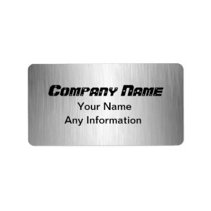 Metallic Address Labels | Zazzle