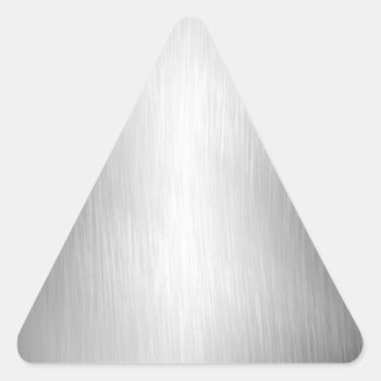 Brushed Metal Look Stickers by MetalShop at Zazzle
