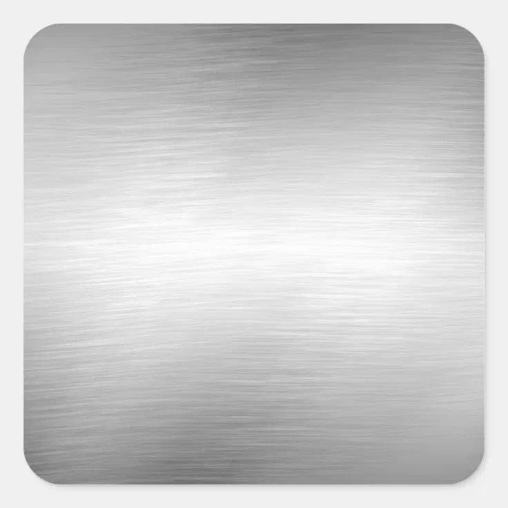 Brushed Metal Look Stickers | Zazzle