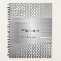 Brushed Metal Planner