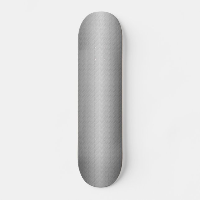 Brushed Metal Skateboard (Front)