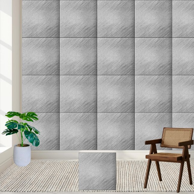 Brushed Metal Texture Ceramic Tile Style 2 (Brushed Metal Texture Ceramic Tile Style 2)