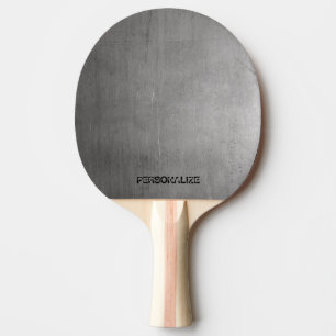 Brushed Metal Texture Ping-Pong Paddle