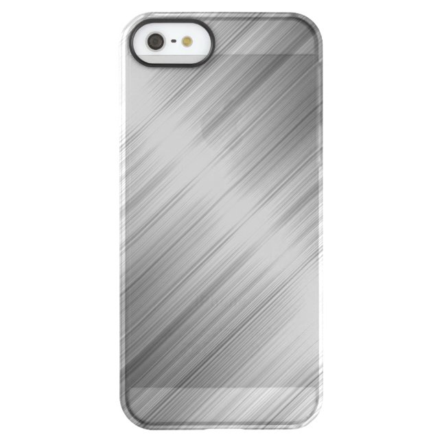 Brushed Metal Texture Uncommon iPhone Case (Back)
