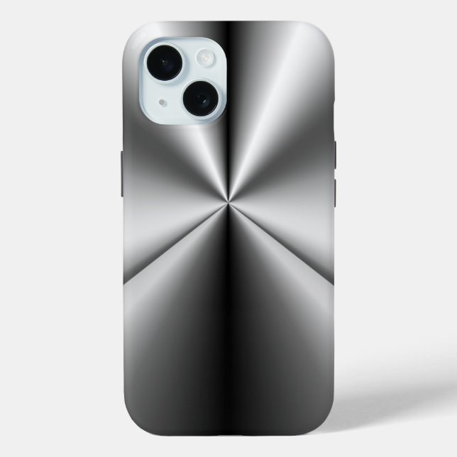 Brushed Metal Tuck and Roll Case-Mate iPhone Case (Back)