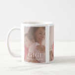 Brushed Overlay Gigi Mother's Day Coffee Mug<br><div class="desc">A modern photo card with a white paint brush style border and traditional elegant typography.</div>