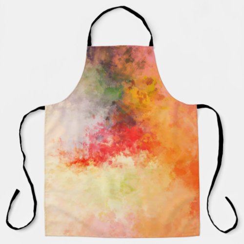 Brushed Painted Abstract Background Brush stroked Apron