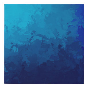 Brushed Painted Abstract Background. Brush stroked Faux Canvas Print