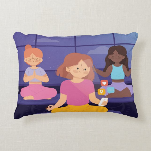 Brushed Polyester Accent Pillow (Front)