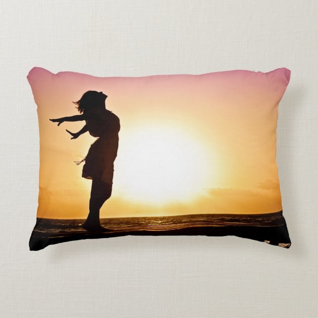 Brushed Polyester Accent Pillow (Front)