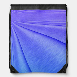 Brushed Purple to Indigo  Contour Design Drawstring Bag