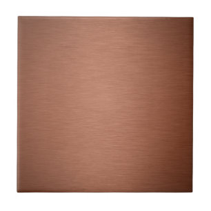 Brushed Rose Gold Metallic Ceramic Tile
