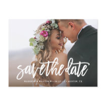 Brushed Save the Date Postcard Brushed Save the Date Postcard