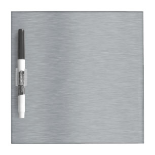 Brushed Shiny Polished Metal Dry Erase Board