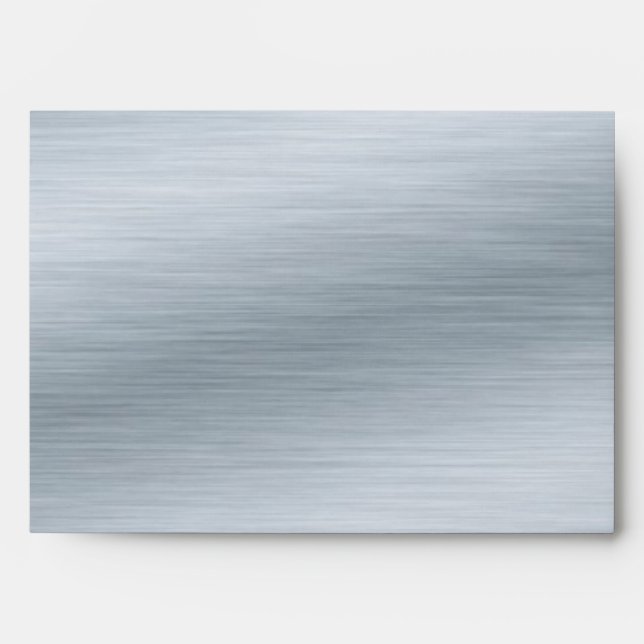 Brushed Silver Elegant Envelopes (Front)