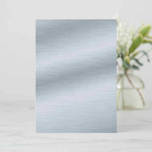 Brushed Silver Look Background Art (Standing Front)