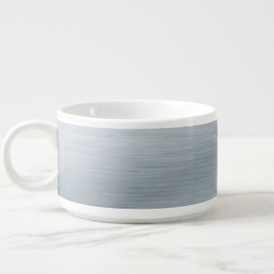 Brushed Silver Look Background Art Bowl