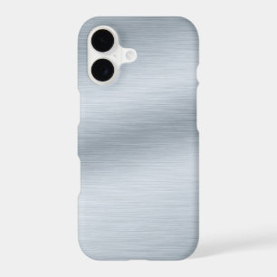 Brushed Silver Look Background iPhone 17 Case