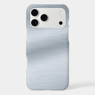 Brushed Silver Look Background iPhone 17 Pro Max Case
