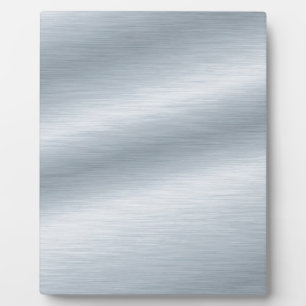 Brushed Silver Look Background Plaque
