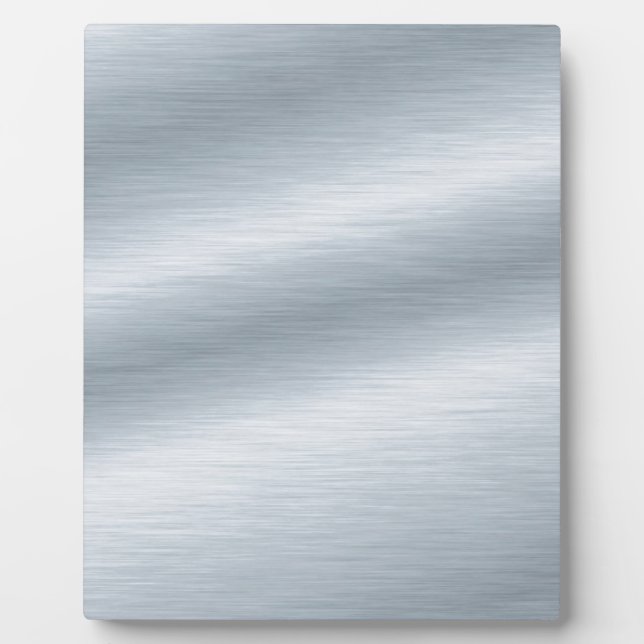 Brushed Silver Look Background Plaque (Front)
