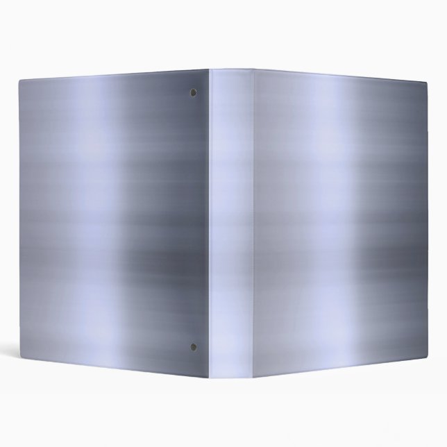 Brushed Silver Metal Textured Binder (Background)