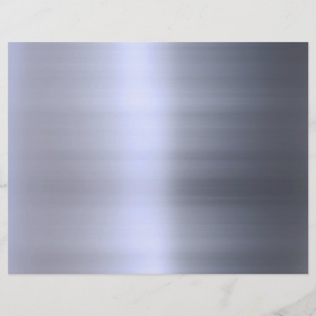 Brushed Silver Metal Textured Flyer (Front)