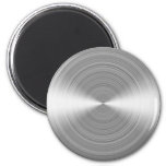 Brushed Stainless Magnet at Zazzle