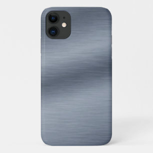 Brushed Stainless Steel Look iPhone 11 Case