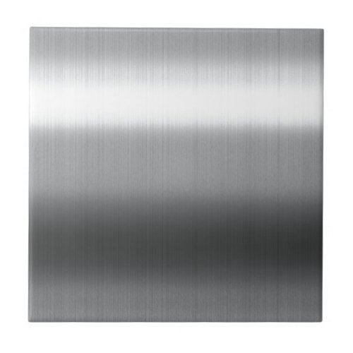 Brushed Stainless Tile