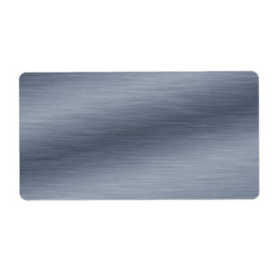 Brushed Steel Background Labels
