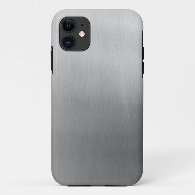 Brushed steel Case-Mate iPhone case (Back)