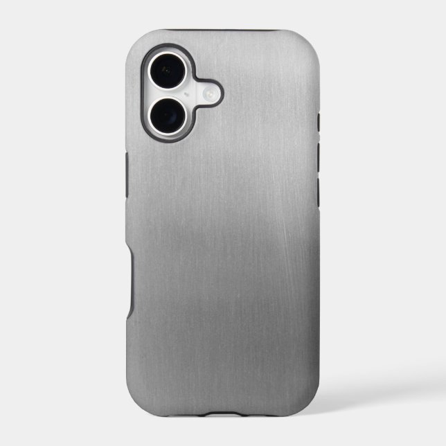 Brushed steel iphone case (Back)