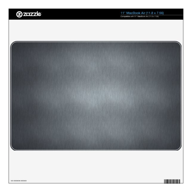 Brushed Steel Laptop Cover Skin For MacBook Air (Product)