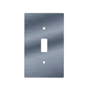 Brushed Steel Lightswitch Light Switch Cover