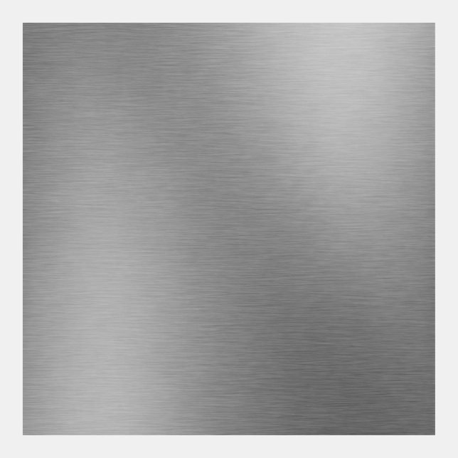 Brushed Steel Silver Reflective Metal Texture (Front)