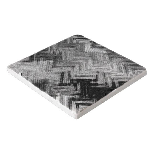 Brushed Steel Trivet by Artist C.L. Brown (Corner)