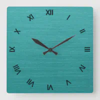 Sage Green Gradient Aura Round Clock