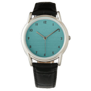 Brushed Teal Metal Look kash001 Watch