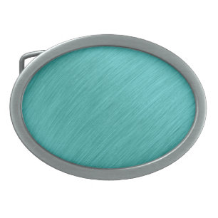 Brushed Turquoise Delight Belt Buckle