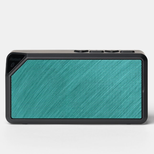 Brushed Turquoise Delight Bluetooth Speaker (Front)