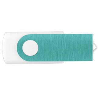 Brushed Turquoise Delight Flash Drive