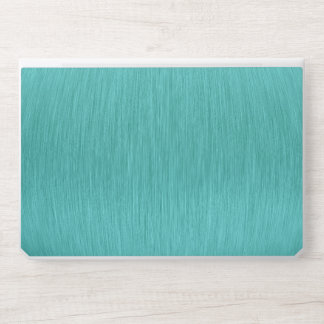 Brushed Turquoise Delight HP Laptop Skin