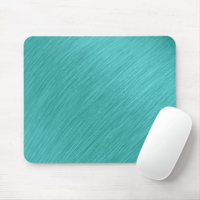 Brushed Turquoise Delight Mouse Pad (With Mouse)