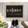 Brushed Welcome | Personalized Doormat