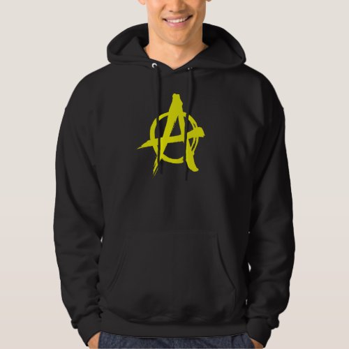 Brushed Yellow Anarchy Hoodie