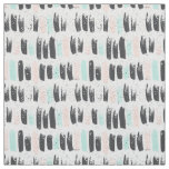 Brushes &amp; Ink Strokes Pattern Fabric