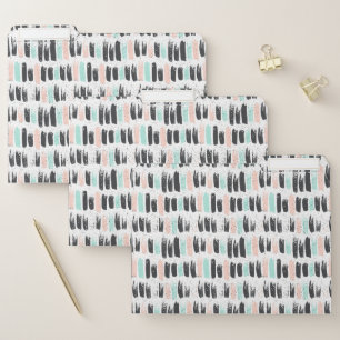 Brushes & Ink Strokes Pattern File Folder